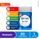 Polivitaminico Centrum Essentials Homem de A-Zinco  30 Unidades - Comprimido