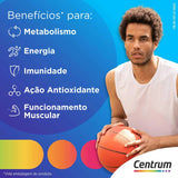 Polivitamínico Centrum Essentials Homem de A-Zinco  90 Unidades - Comprimido