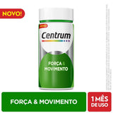 Polivitamínico Centrum Força & Movimento  30 Unidades - Comprimido
