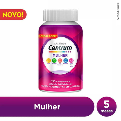 Polivitamínico Centrum Mulher  150 Unidades - Comprimido
