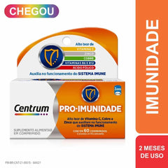 Polivitamínico Centrum Pró-Imunidade  60 Unidades - Comprimido