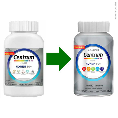 Polivitamínico Centrum Select Homem  150 Unidades - Comprimido