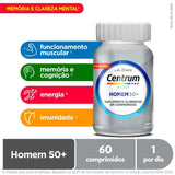 Polivitamínico Centrum Select Homem  60 Unidades - Comprimido