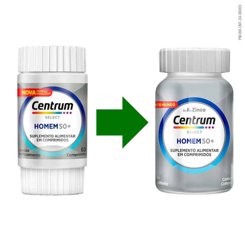 Polivitamínico Centrum Select Homem  60 Unidades - Comprimido