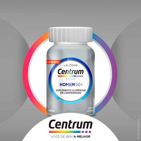 Polivitamínico Centrum Select Homem  60 Unidades - Comprimido