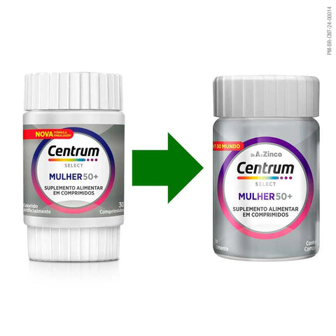 Polivitamínico Centrum Select Mulher  30 Unidades - Comprimido