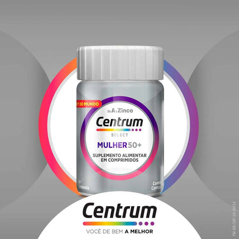 Polivitamínico Centrum Select Mulher  30 Unidades - Comprimido