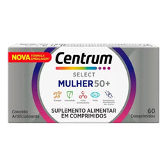Polivitamínico Centrum Select Mulher 50+  60 Unidades - Comprimido