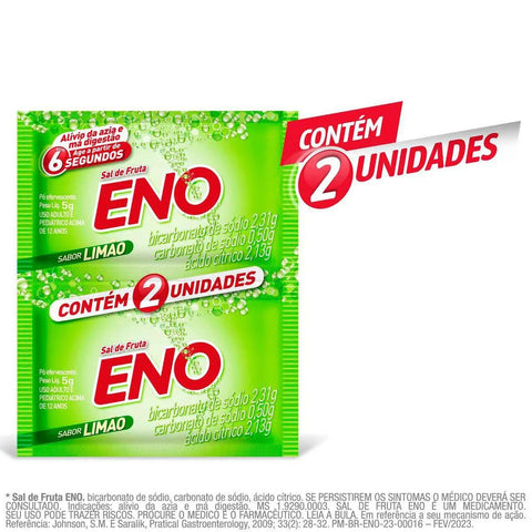 Sal de Frutas Eno  Limão - 2 Unidades - Sachê