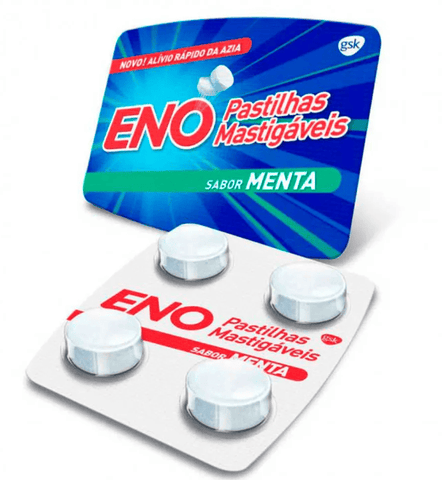 Sal de Frutas Eno  Menta - 4 Unidades - Pastilha