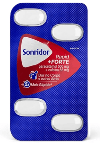 Sonridor Rapid +Forte - Cartela com 4 Comprimidos