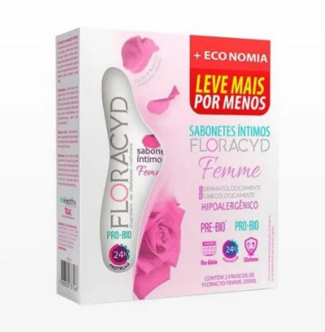 Kit Sabonete Íntimo Floracyd Femme 2 Unidades 200mLCada