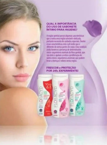 Kit Sabonete Íntimo Floracyd Sensitiva 2 Unidades de 200mLCada