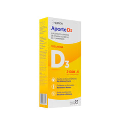 Aporte D3  2.000UI - 30 Unidades - Comprimido