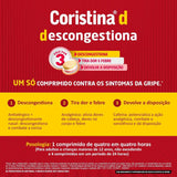 Coristina D  1mg + 10mg + 400mg + 30mg - 8 Unidades - Comprimido