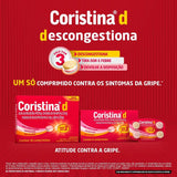 Coristina D  1mg + 10mg + 400mg + 30mg - 8 Unidades - Comprimido