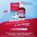 Coristina D Congest  2mg/5mL + 5mg/5mL - 120 mL - Xarope
