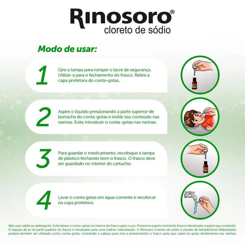 Descongestionante Nasal Rinosoro XT  9,0mg/mL + 0,1mg/mL - 30 mL - Solução