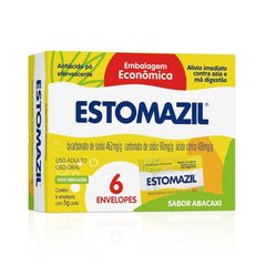 Estomazil  6 Unidades - Pó Efervescente - Sabor Abacaxi