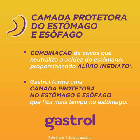 Gastrol  1 Unidade - Pó Efervescente - Sabor Limão