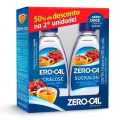 Kit Adoçante Líquido Zero-Cal Sucralose 2 Unidades de 100mLCada