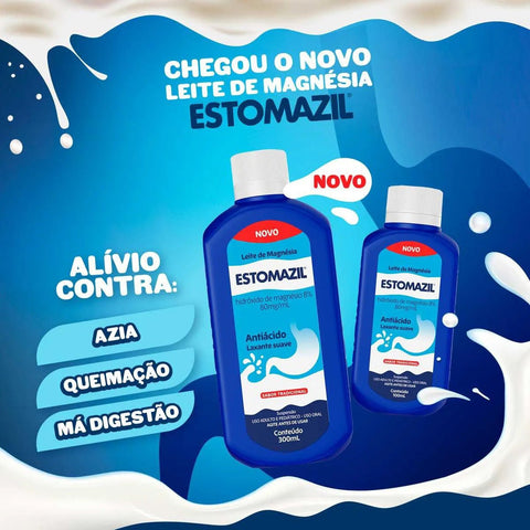 Leite de Magnésia Estomazil Tradicional 300ml