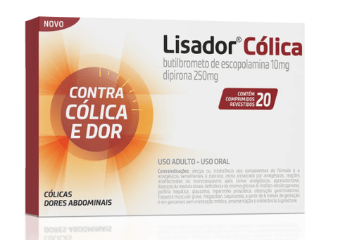 Lisador Cólica  20 Unidades - Comprimido