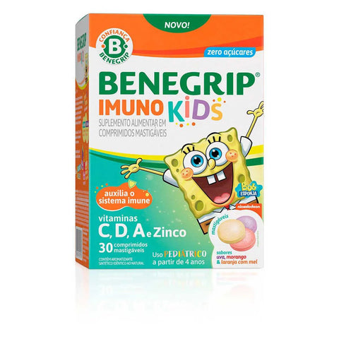 Polivitamínico Benegrip Imuno Kids  30 Unidades - Comprimido