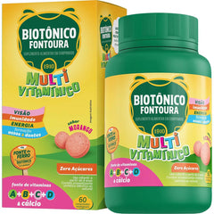 Polivitamínico Biotônico Fontoura  60 Unidades - Solução - Sabor Morango