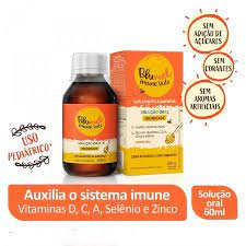 Polivitamínico Blumel Imune Kids  60 mL - Solução - Sabor Mel