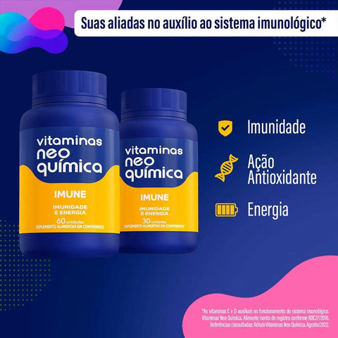 Polivitamínico Neoquimica Imune  30 Unidades - Comprimido