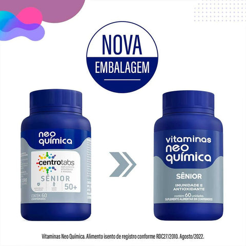 Polivitamínico Neoquimica SR  60 Unidades - Cápsula