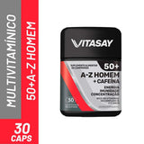 Polivitamínico Vitasay 50+ A-Z Homem  30 Unidades - Comprimido