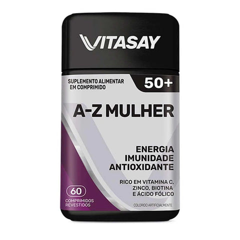 Polivitamínico Vitasay 50+ A-Z Mulher  60 Unidades - Comprimido