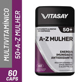Polivitamínico Vitasay 50+ A-Z Mulher  60 Unidades - Comprimido