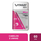 Polivitamínico Vitasay 50+ Bella Cabelo e Unha  60 Unidades - Comprimido