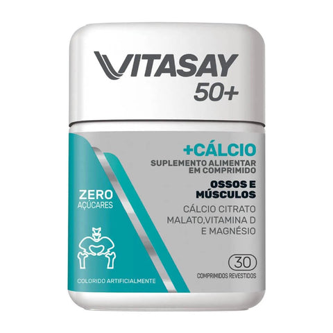 Polivitamínico Vitasay 50+ Calcio  30 Unidades - Comprimido