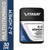 Polivitamínico Vitasay A-Z Homem  30 Unidades - Comprimido