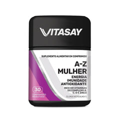 Polivitamínico Vitasay A-Z Mulher  30 Unidades - Comprimido