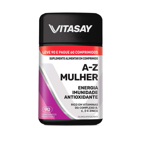 Polivitamínico Vitasay A-Z Mulher  90 Unidades - Comprimido