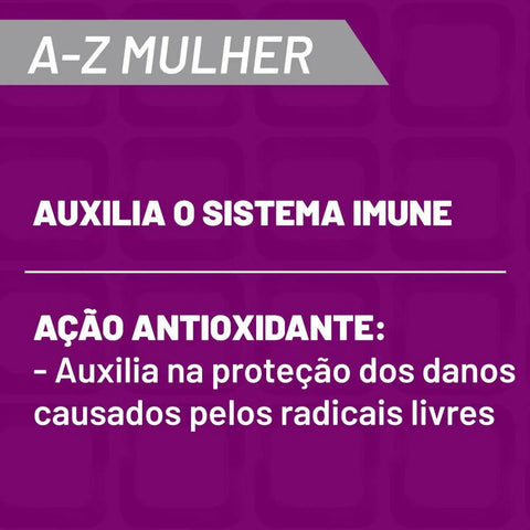 Polivitamínico Vitasay A-Z Mulher  90 Unidades - Comprimido