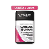 Polivitamínico Vitasay Cabelos e Unhas  60 Unidades - Cápsula