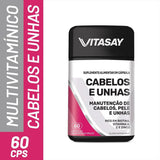 Polivitamínico Vitasay Cabelos e Unhas  60 Unidades - Cápsula