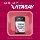 Polivitamínico Vitasay Cabelos e Unhas  60 Unidades - Cápsula
