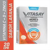 Polivitamínico Vitasay Imune D Tripla Ação  20 Unidades - Comprimido
