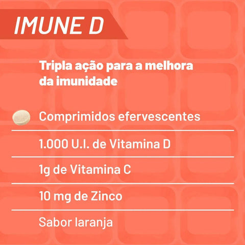 Polivitamínico Vitasay Imune D Tripla Ação  20 Unidades - Comprimido
