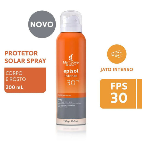 Protetor Solar Episol Intense Spray  FPS 30 - 200 mL