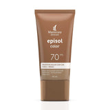 Protetor Solar Facial Episol Color  Claro - FPS 70 - 40 mL