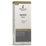 Protetor Solar Facial Episol Color  Extra Claro - FPS 70 - 40 mL