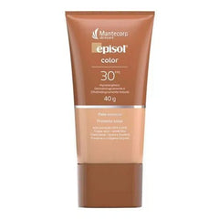 Protetor Solar Facial Episol Color  Pele Morena - FPS 30 - 40 g